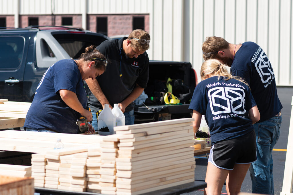 Welch Packaging Volunteers