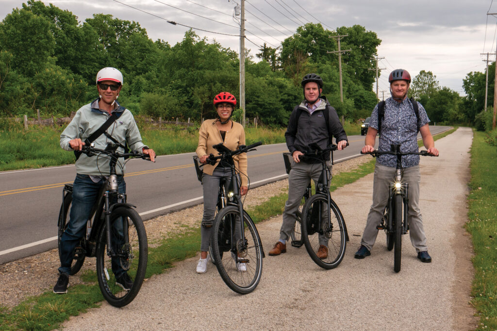 Riders on the trail