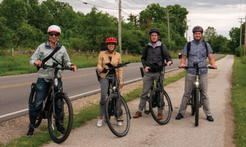 Riders on the trail