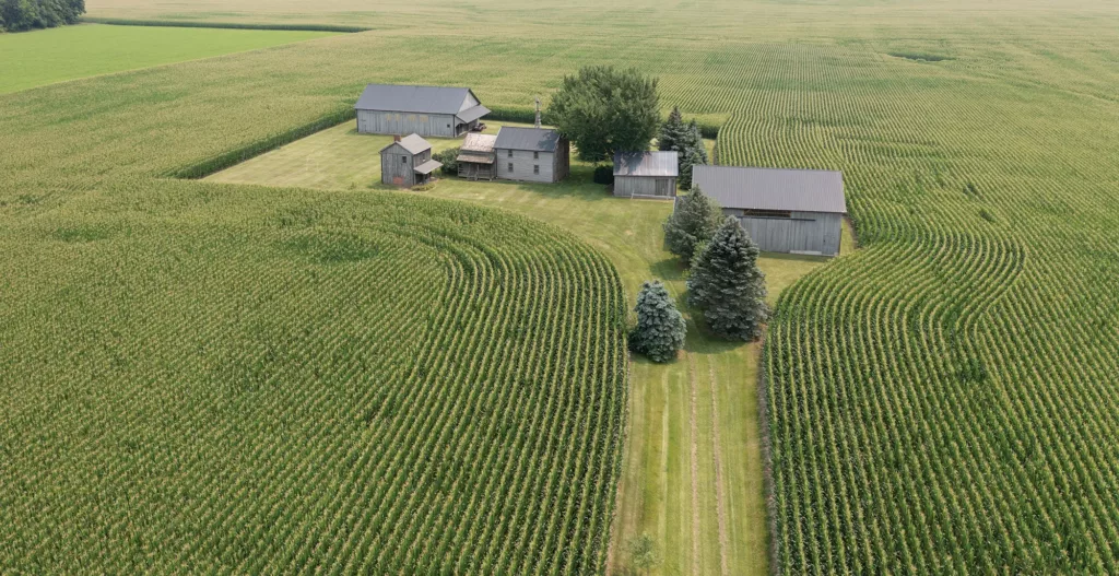 Birdseye View of Mishler Farm