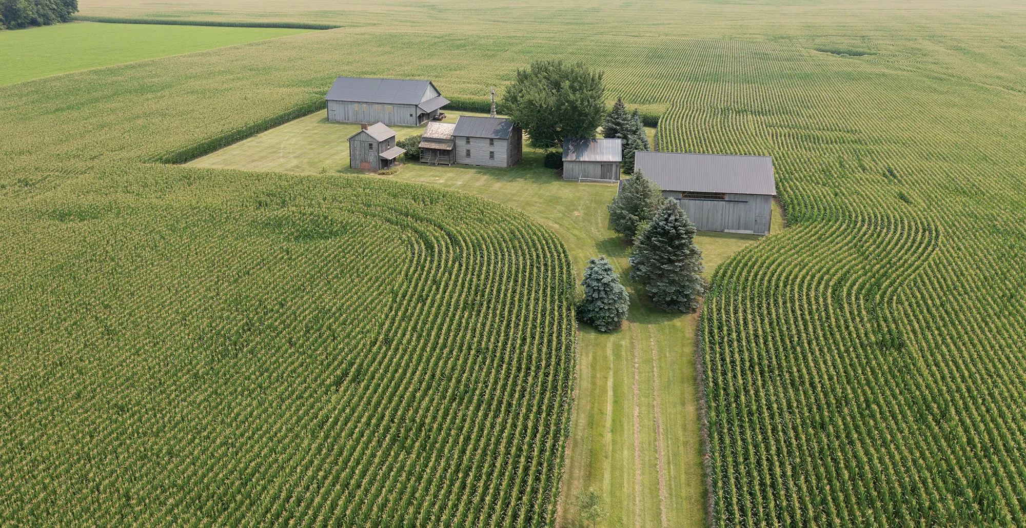 Birdseye View of Mishler Farm