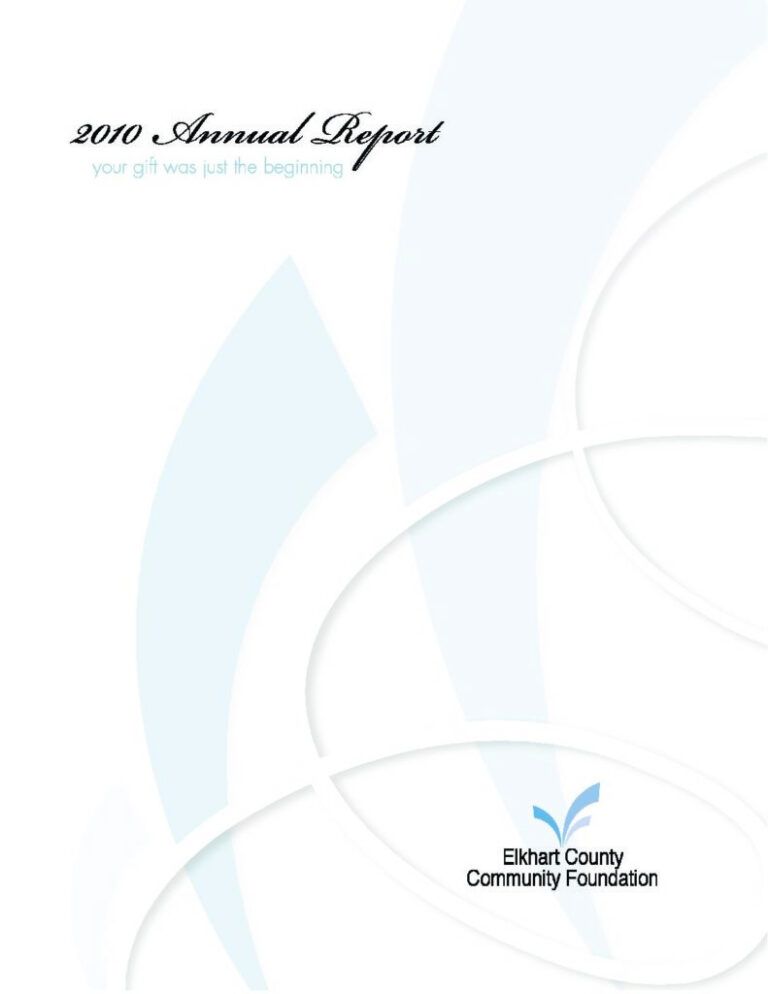 2010 Annual Report - Your Gift was Just the Beginning