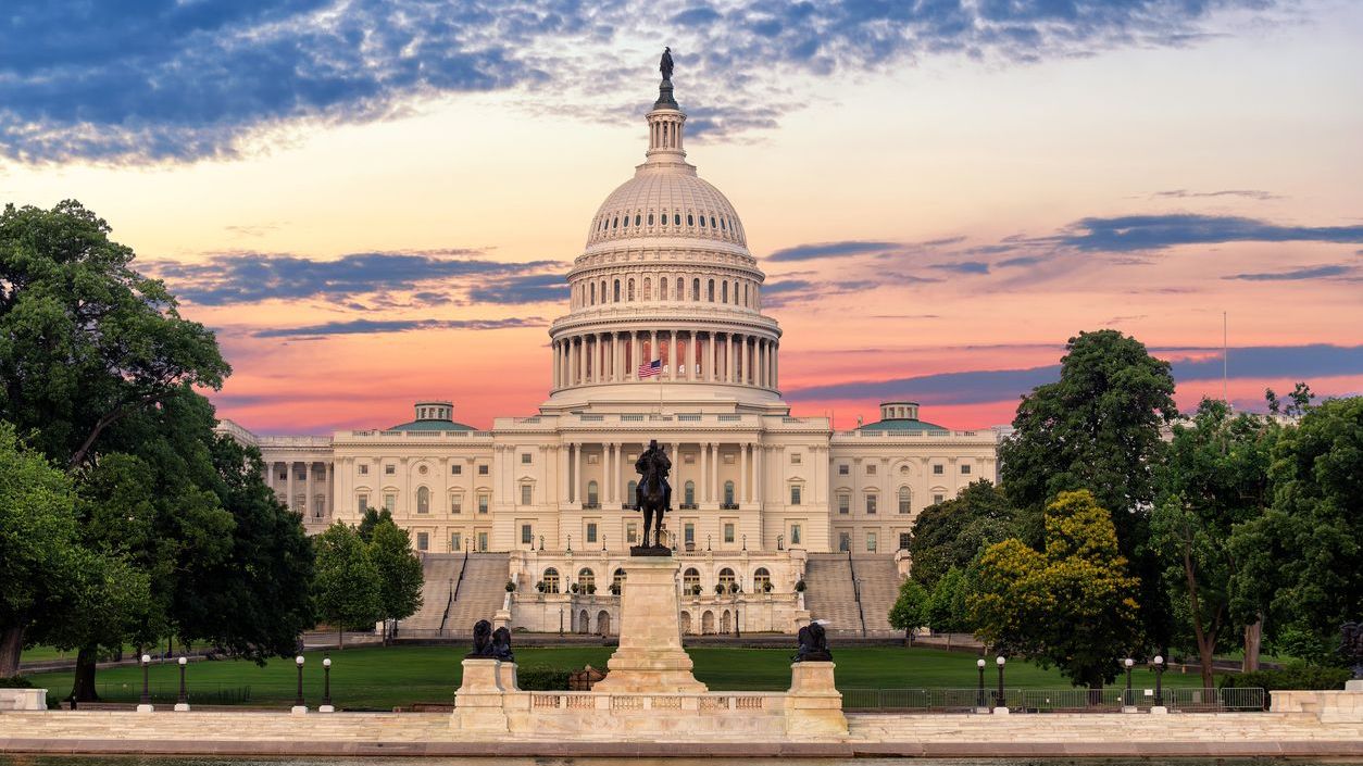 United States Capitol Building at Sunrise